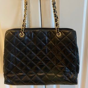 Michael Kors Black Quilted leather tote